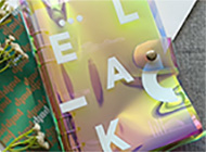 鐳射鏡面漆皮筆記本